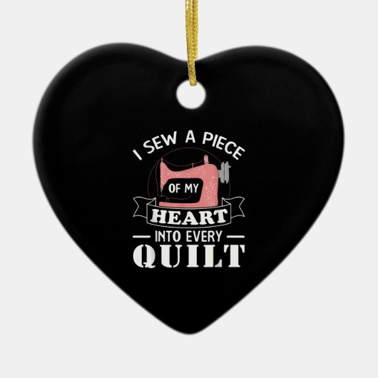 Funny Quilters Quilters Gifts Keramisch Ornament (Voorkant)