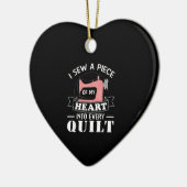Funny Quilters Quilters Gifts Keramisch Ornament (Links)