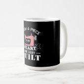 Funny Quilters Quilters Gifts Koffiemok (Voorkant rechts)