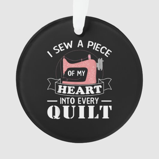 Funny Quilters Quilters Gifts Ornament (voorkant)