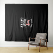Funny Quilters Quilters Gifts Wandkleed (In Situ (horizontaal))