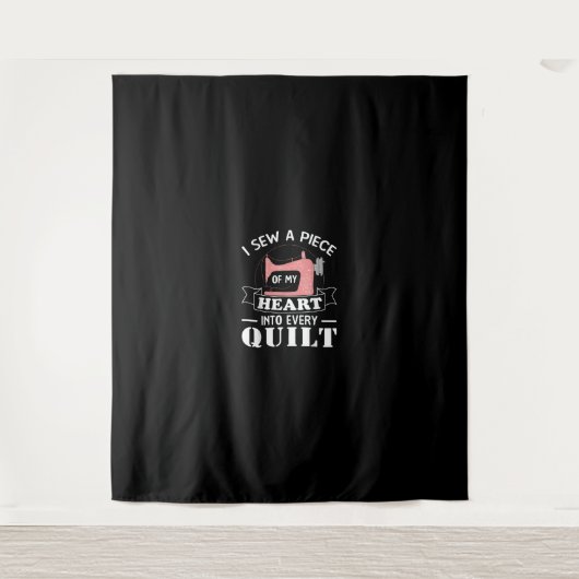 Funny Quilters Quilters Gifts Wandkleed (Voorkant)