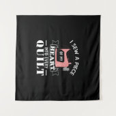 Funny Quilters Quilters Gifts Wandkleed (Voorkant (horizontaal))