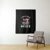 Funny Quilters Quilters Gifts Wandkleed (In situ)