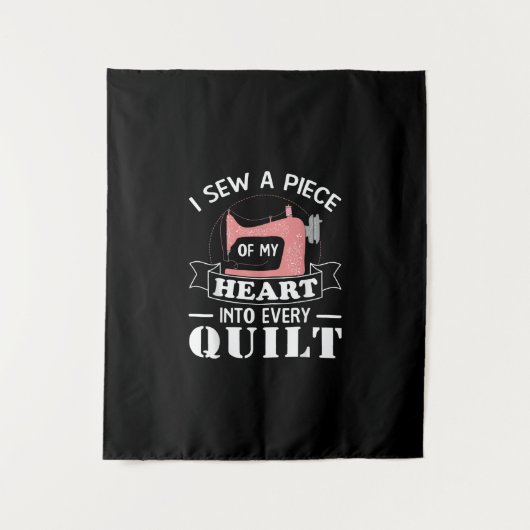 Funny Quilters Quilters Gifts Wandkleed (Voorkant)