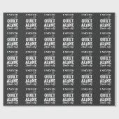 Funny Quilting Cat Lady Gift voor Quilter Cadeaupapier (Vlak)