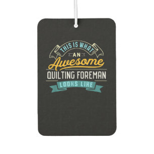 Funny Quilting Eman Geweldige banenberoep Luchtverfrisser