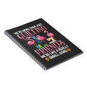 Funny Quilting Friends Gift for Quilter Girls Notitieboek (Rechterzijde)
