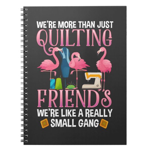 Funny Quilting Friends Gift for Quilter Girls Notitieboek (Voorkant)