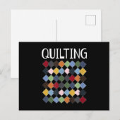 Funny Quilting Lovers | Verkiezing van geboorte-ca Briefkaart (Voorkant / Achterkant)