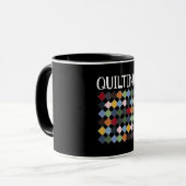 Funny Quilting Lovers | Verkiezing van geboorte-ca Mok (Voorkant links)