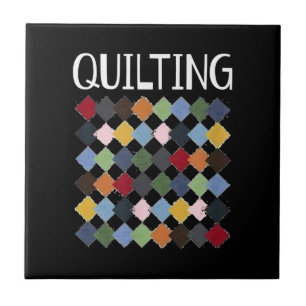 Funny Quilting Lovers Verkiezing van geboorte-ca Tegeltje
