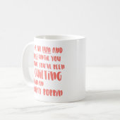 Funny Quilting Problemen Quote voor Quilters Koffiemok (Voorkant links)