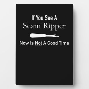 Funny Quilting Seamstress Gift Idea Quilting Fotoplaat