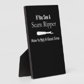 Funny Quilting Seamstress Gift Idea Quilting Fotoplaat (Zijkant)