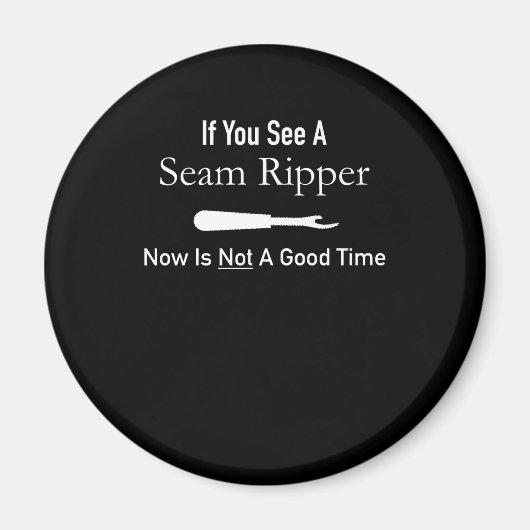 Funny Quilting Seamstress Gift Idea Quilting Magneet (Voorkant)