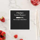 Funny Quilting Seamstress Gift Idea Quilting Servet (Insitu)