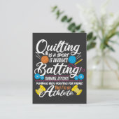 Funny Quilting Sewing Gift Quilter en Sewer Yarn Briefkaart (Staand voorkant)