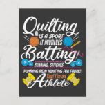 Funny Quilting Sewing Gift Quilter en Sewer Yarn Briefkaart<br><div class="desc">Een grappig cadeautje voor Knitter. Kute Quilters en Cat Owner Design Pet Lover. Funny Quilting and Sewing Gift for Quilter and Sewer.</div>