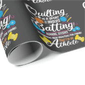 Funny Quilting Sewing Gift Quilter en Sewer Yarn Cadeaupapier (Rol Hoek)