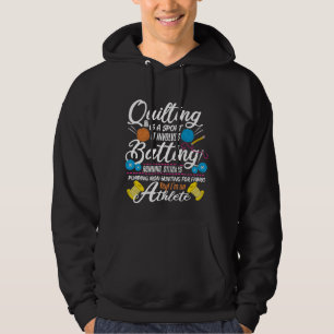 Funny Quilting Sewing Gift Quilter en Sewer Yarn Hoodie