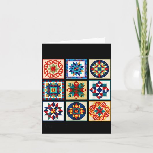 Funny Quilting Sewing Make A Quilt Patterns Quilte Kaart (Voorkant)