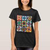 Funny Quilting Sewing Make A Quilt Patterns Quilte T-shirt (Voorkant)