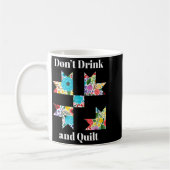 Funny Quilting Sewing Quilt Quilter Gift  Koffiemok (Links)