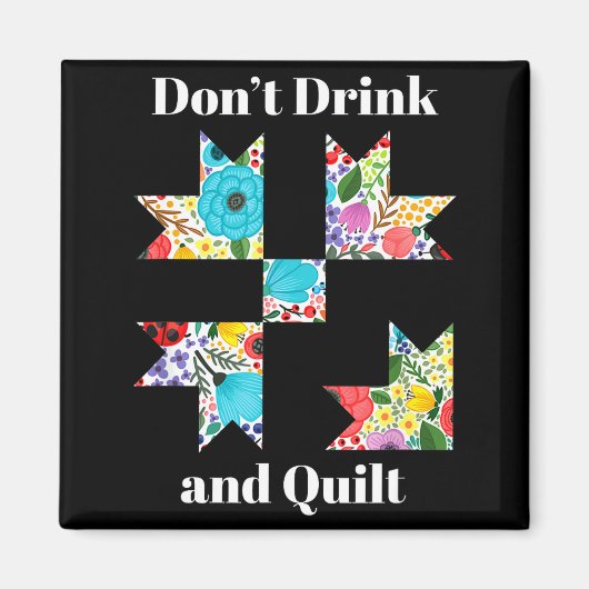 Funny Quilting Sewing Quilt Quilter Gift  Magneet (Voorkant)