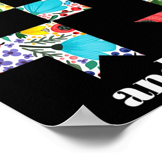 Funny Quilting Sewing Quilt Quilter Gift  Poster (Hoek)