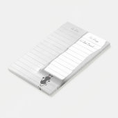 Funny Quirky Cat Tearing Paper Post-it® Notes (Schuin)