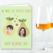 Funny Quirky Pair Wenskaart voor Valentijnsdag