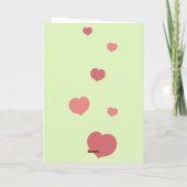 Funny Quirky Pair Wenskaart voor Valentijnsdag Bedankkaart (Achterkant)