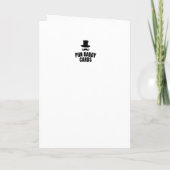 Funny Quirky Shark The Harold Angel Sing Christmas Kaart (Achterkant)