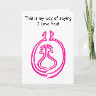 Funny Quirky Valentine’s Day Card Feestdagen Kaart