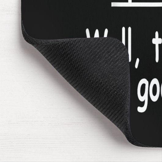 Funny Quiz Joke Stick Figure Not A Great Sign Pun Muismat (Hoek)