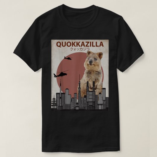 Funny Quokka Giant Australia Monster T-shirt (Design voorkant)