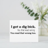 Funny quota briefkaart (Staand voorkant)