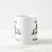 Funny Quote All Hale de machtige man Koffiemok (Center)