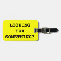 Funny quote bagagelabel voor zakken en koffers