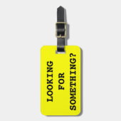 Funny quote bagagelabel voor zakken en koffers (Voorkant verticaal)