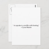 Funny Quote Briefkaart (Voorkant / Achterkant)