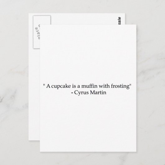 Funny Quote Briefkaart (Voorkant / Achterkant)