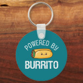 Funny Quote Burrito en Mexican Food Lover Sleutelhanger (Voorkant)