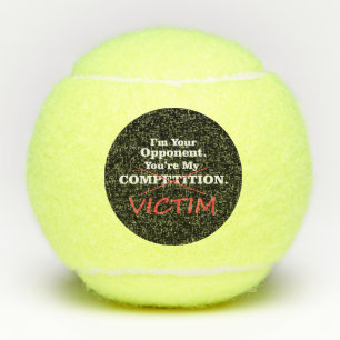 Funny Quote Concurrentietennis Ball Tennisballen