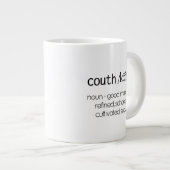 Funny Quote Definition of Couth Grote Koffiekop (Voorkant rechts)