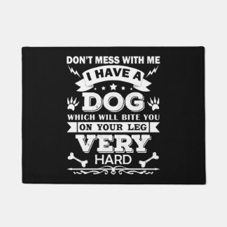 Funny Quote Dog obssed Pet Lover design Deurmat