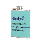 Funny Quote Flask Heupfles (Links)