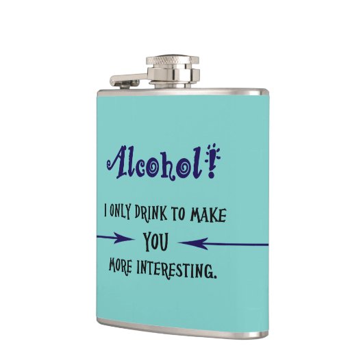 Funny Quote Flask Heupfles (Links)