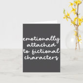 Funny Quote For Book Lovers Modern Script Kaart (Gele Bloem)